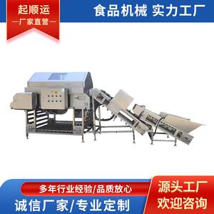 商用连续式洋葱去皮机全自动紫薯洗泥机源头厂家白姜去泥清洗机