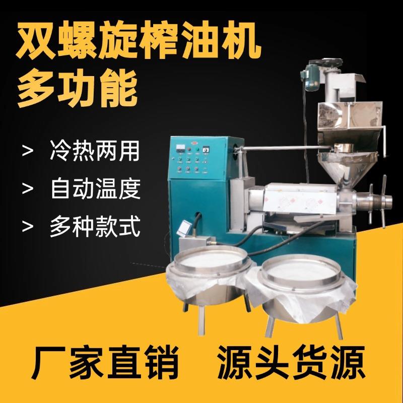全自动榨油机小型液压榨油机家用花生榨油机冷榨热榨一步到位