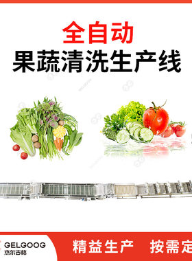 净菜清洗切菜流水线机械 食品厂连续洗菜生产线机器 净菜加工设备