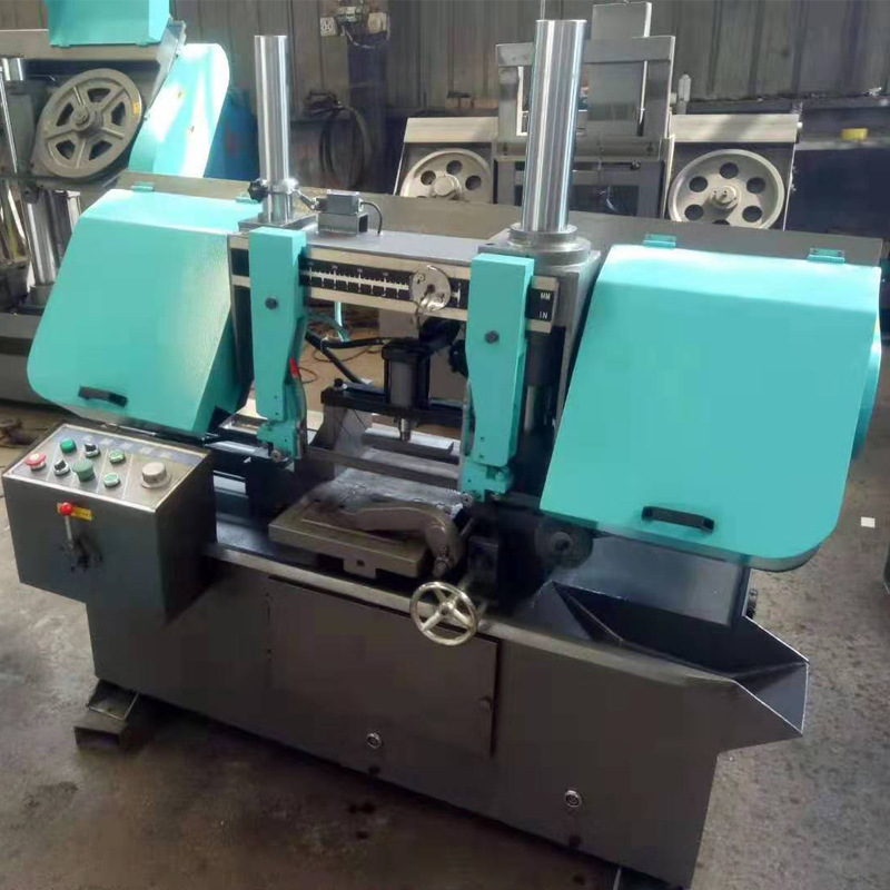 山东金属带锯床 龙门液压钢筋带锯床 成捆切锯机床设备