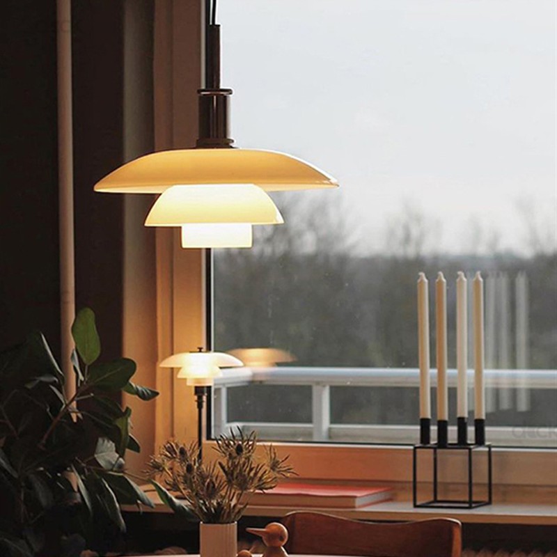 PH5吊灯餐厅灯设计师高端样板房吧台灯北欧圆桌餐桌灯创意岛台灯