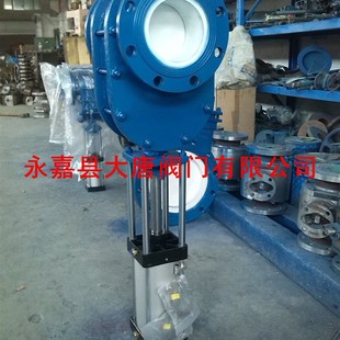 10C Z644TC 气动陶瓷耐磨双闸板出料阀 生产厂家直销 大唐阀门