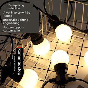 G50彩色灯泡串灯帐篷户外露营风格 饰庭院照明串 防水Led气氛天篷装