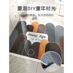 北欧入户门地垫家用进门门口门垫进户门丝圈防滑垫子玄关蹭土地毯