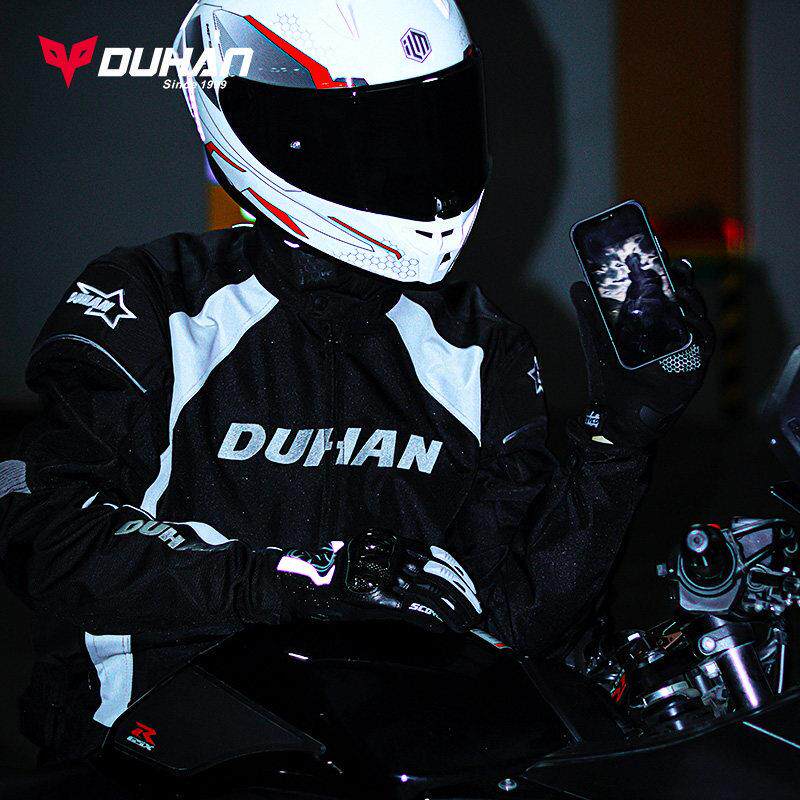杜汉机车骑行服赛车服防摔保暖防水摩旅进藏机车骑士服套装秋冬