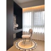 新款 化妆凳女生卧室现代梳妆台椅子靠背金属轻奢高级感网红化妆椅