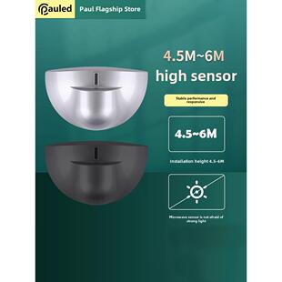 Polytech自动门超高传感器探头自动滑动门24g微波传感器电动门传