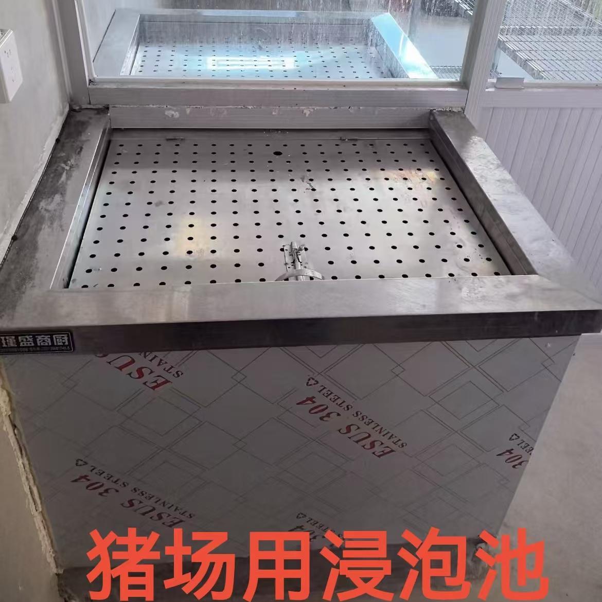定做猪场浸泡池泡药池水箱电加热消毒烧水调温解冻不锈钢消毒池