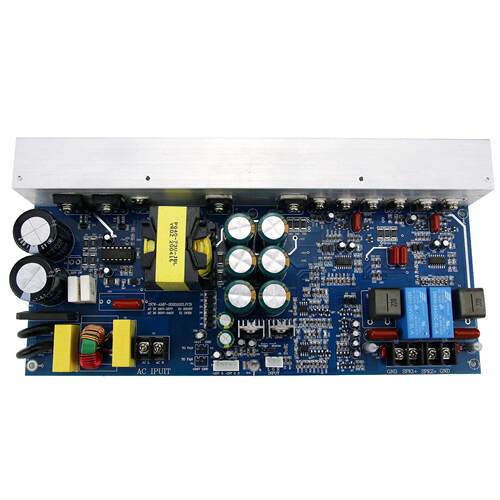 立体声500W+500W桥接单声道1KW大功率数字功放板带开关电源一体板