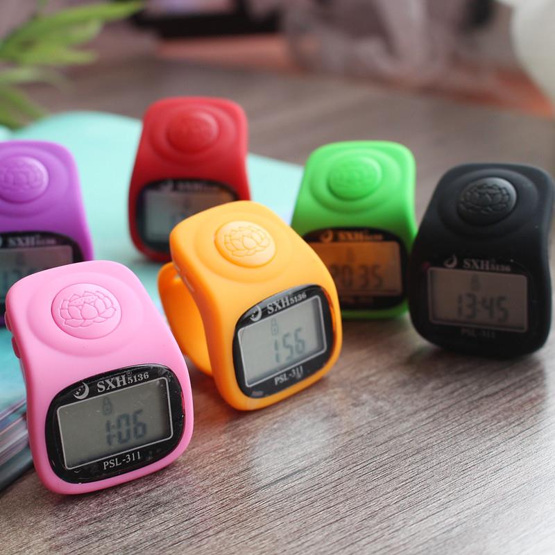 硅胶计数器戒指手动彩色电子计数器