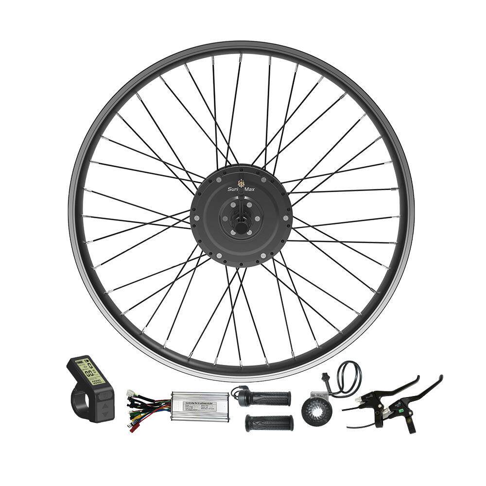 山地车改装电动车套件30H1000W电机LCD4仪表36/48通用昆腾控制器