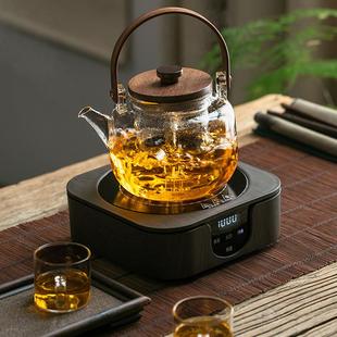 烧水壶全自动煮茶炉小清新套装 玻璃蒸茶壶电陶炉煮茶器家用日式