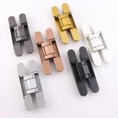 一佰利立体可调隐铰炼隐形门黄金隐铰炼外门隐十字铰炼