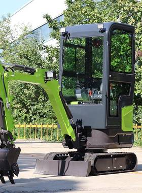 SMT-15驾驶室版履带小型挖掘机多功能开沟破碎钩机农用市政挖土机