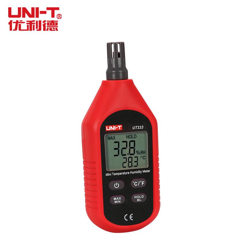 UNI-T/迷你型数字手持大屏幕带背光工业级数显温度计UT333
