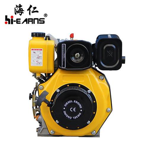 厂家直销178F手启动单缸风冷柴油机6马力平键轴配水泵、建筑机械