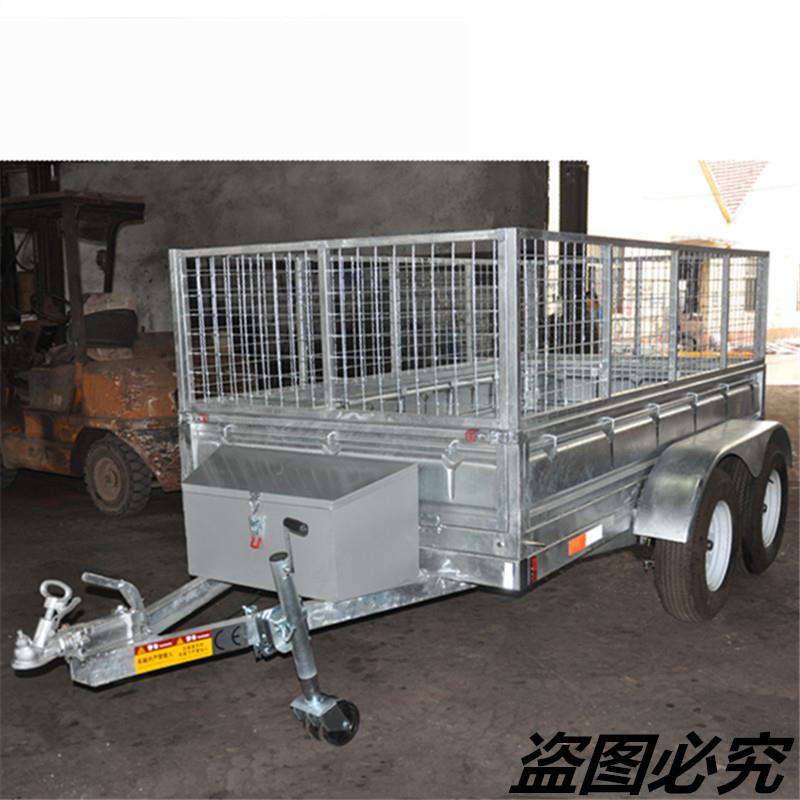 2吨热镀锌自卸拖车、后翻拖斗、热镀锌拖车农用自卸拖斗、工具车