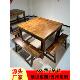 实木八仙桌正方形经济型面馆餐馆饭店餐桌椅组合农村吃饭四方桌子