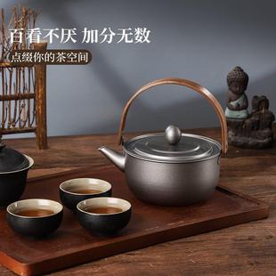 户外烧水壶 304不锈钢茶壶家用加厚电磁炉燃气煮茶壶迷你便携式