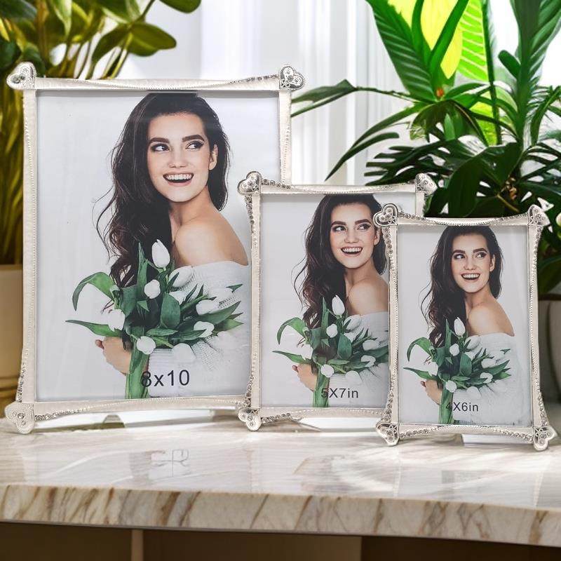 创意无障碍豪华个性化婚礼相框表6英寸7英寸10英寸简单斯堪的纳维