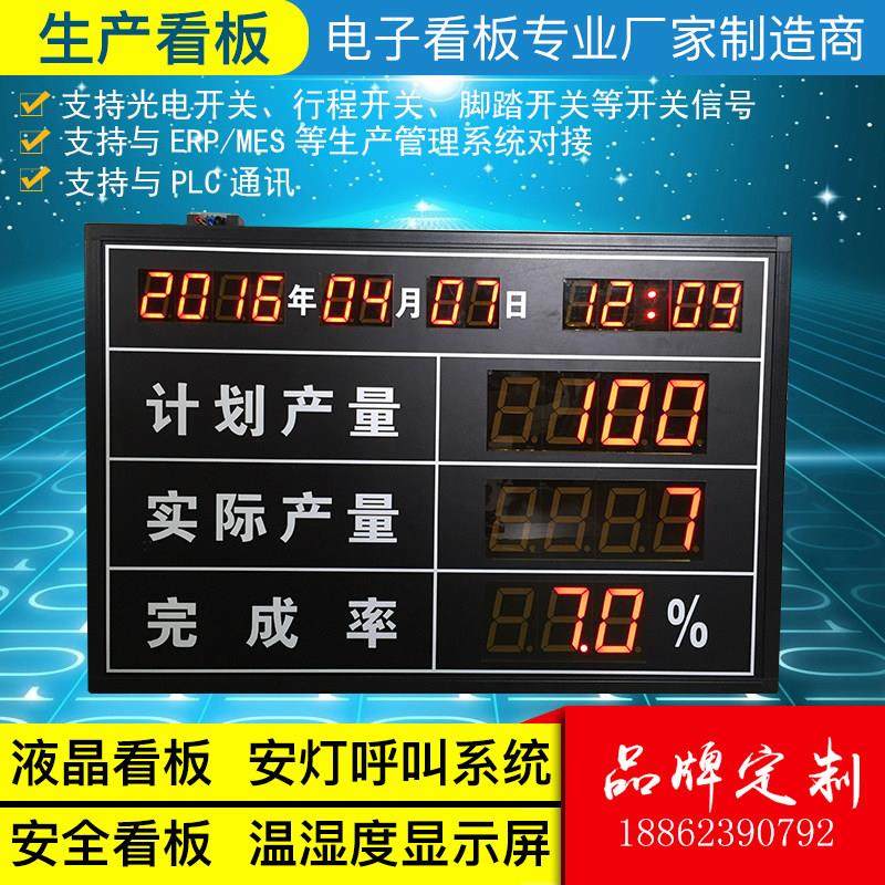 LED工厂车间流水线 线产量计数器生产数量管理电子看板辉光管显示,五金/工具,LED显示屏,淘宝优惠券,粉丝福利购,淘宝优惠卷