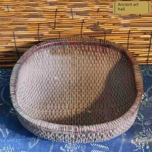 采购产品老式竹篮，民间旧物品，农具，簸箕，中国覆古怀旧农家乐