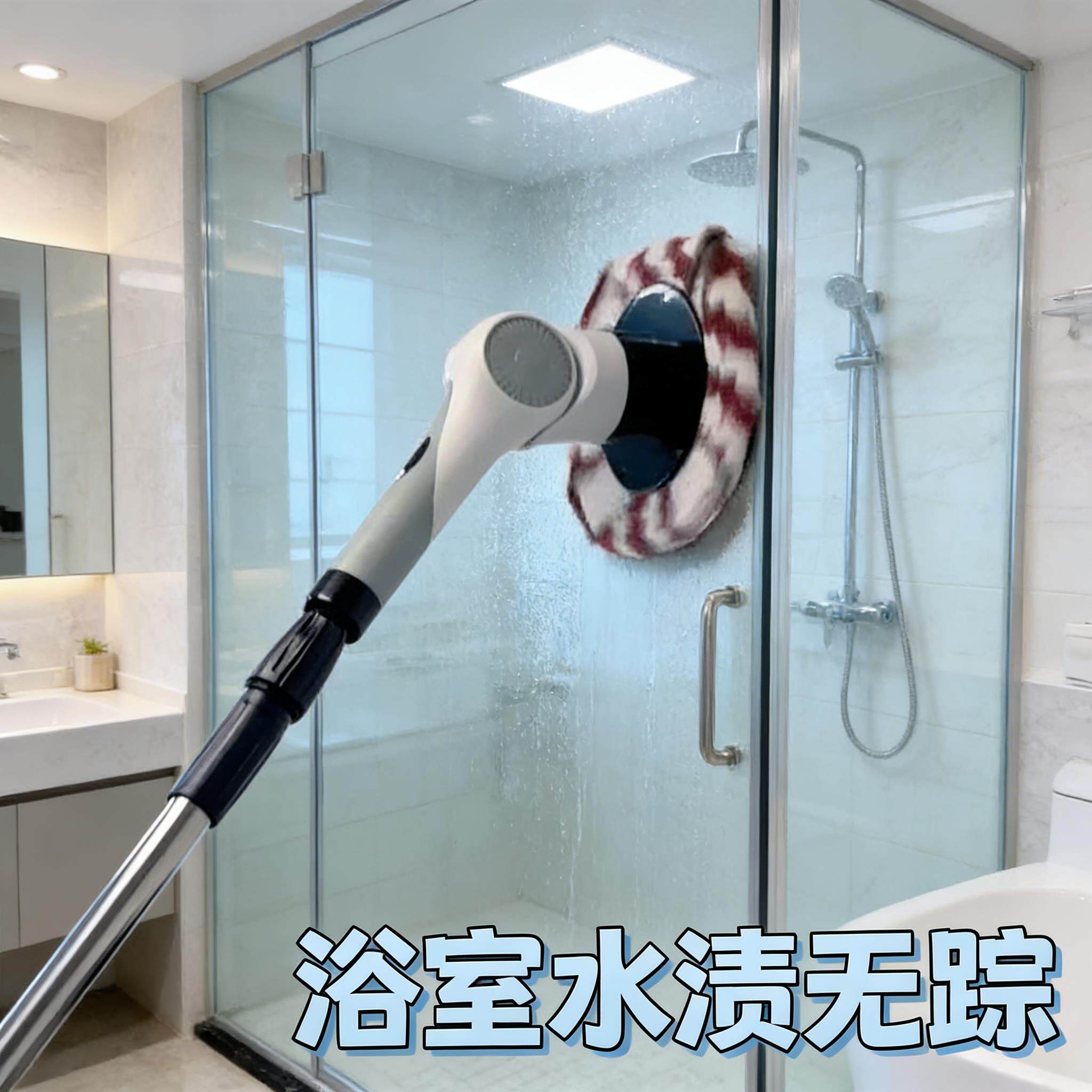 电动拖把家用多功能清洁刷全自动懒人拖布干湿两用一拖净不留水垢