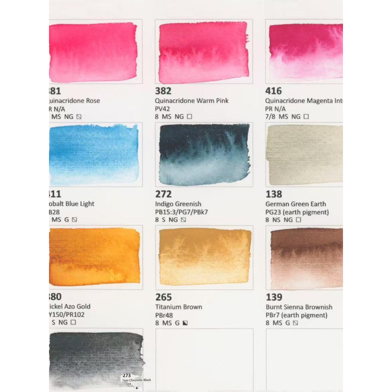 库存-波兰Rs手工固体水彩漆新颜色固体全块水彩漆新颜色