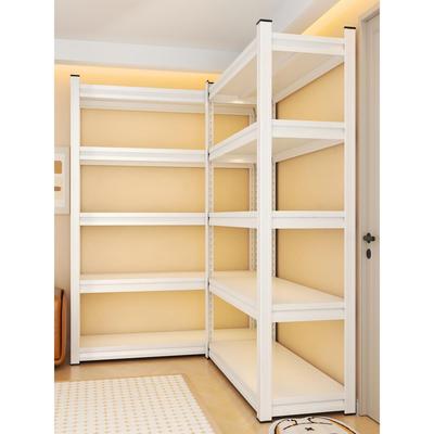 家用简易货架置物架多层落地加粗加厚储物架厨房仓库钢制收纳架