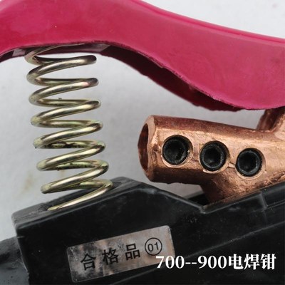 关帝反800a电焊钳不烫手焊把钳电焊夹30焊O0a迷你钳小型向接线