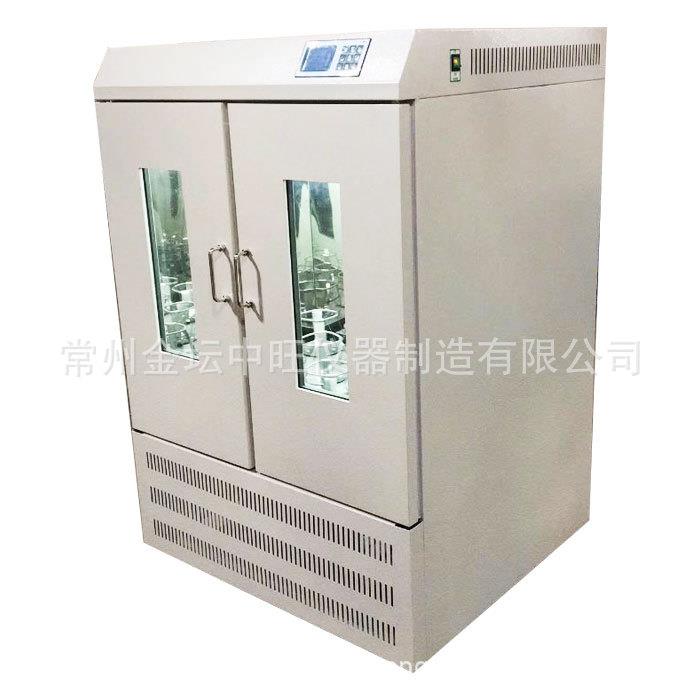双开门两层恒温振荡培养箱微生物菌种存放柜存储箱可订制回旋