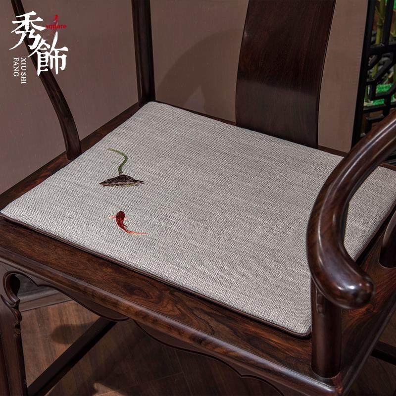 中式坐垫红木沙发坐垫古典实木家具坐垫圆椅茶椅餐椅坐垫订做,居家布艺,椅垫,淘宝优惠券,粉丝福利购,淘宝优惠卷