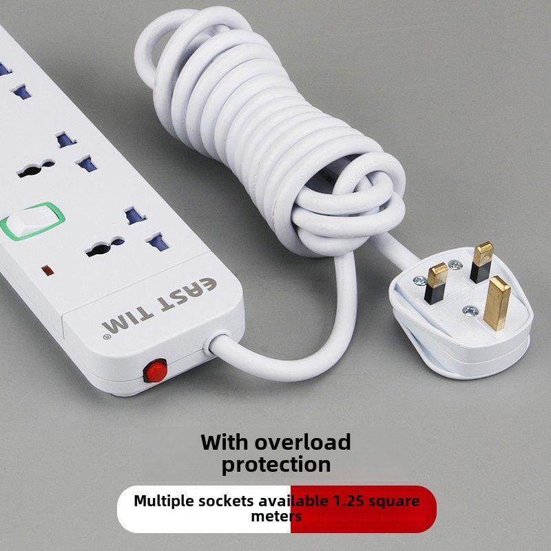 香港版英国标准拖板插座USB插头带接线板排英国标准家用转换器插