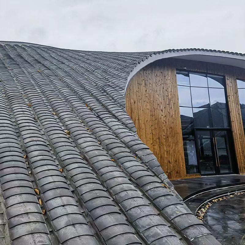 贵州古建瓦片屋顶瓦四合院徽派建筑彷古烧制青瓦屋簷小青瓦灰瓦