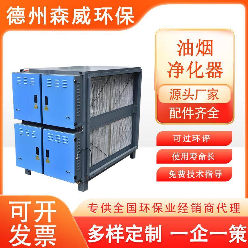 厨房静电式商用油烟净化器餐饮厨房油污分离器油烟过滤净化器