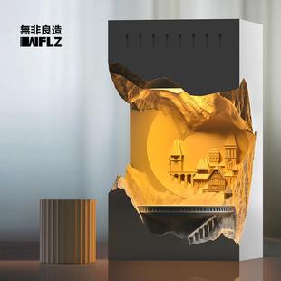無非良造爱丽丝城堡融蜡灯卧室无火香薰蜡烛融烛灯新婚男女生礼物