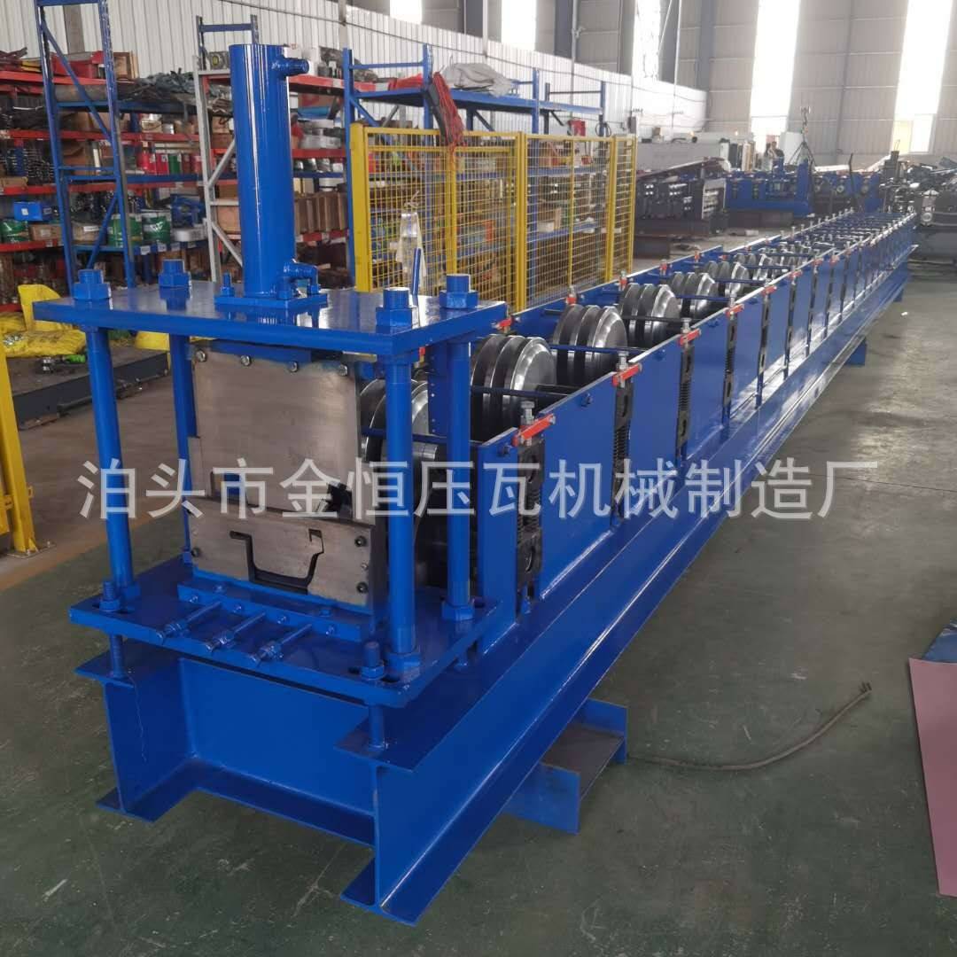 全自动水槽压瓦机彩钢U型机止水钢板设备楼房异型槽成型机器