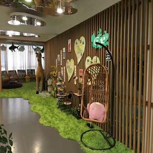 绿色纯色地毯摄棚家用床边飘窗衣帽间橱窗展示地垫可裁剪防滑定制