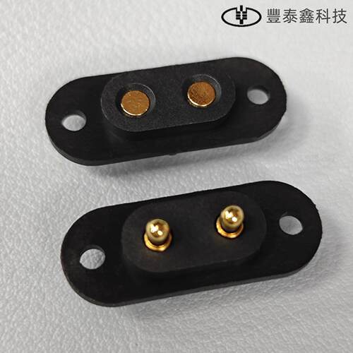厂家直供P7.0间距充998弹电连接器12V5A大电流针簧针 2pogopin探