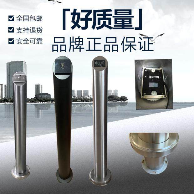 不锈钢防水门禁读卡器 人脸识别门禁机支架 小区门禁开关立柱