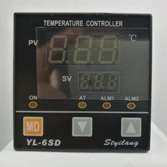 封切YL-6SD温控表数显 烤箱烘箱加热管智能pid K型恒温温控仪 E型