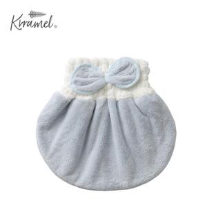 KRRAMEL儿童干 干发帽女绒毛加厚超强吸水速干 干可爱浴帽干 干发