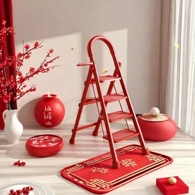家用梯子折叠加厚多功能人字梯室内小型登高爬梯三四步楼梯花架梯,居家日用,家用梯,淘宝优惠券,粉丝福利购,淘宝优惠卷