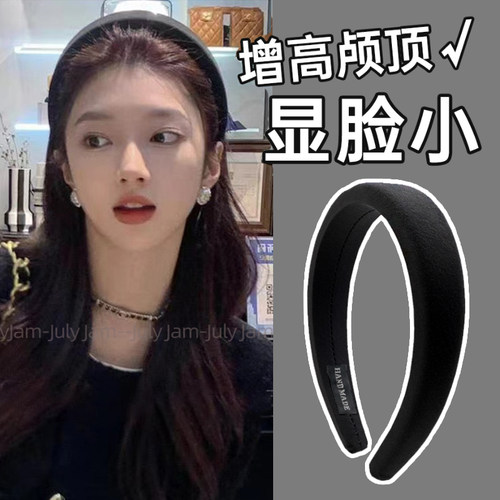 宋仁何同款黑色发卡发箍女款