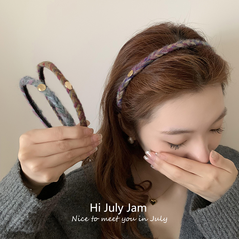 日常外戴百搭复古毛绒发箍