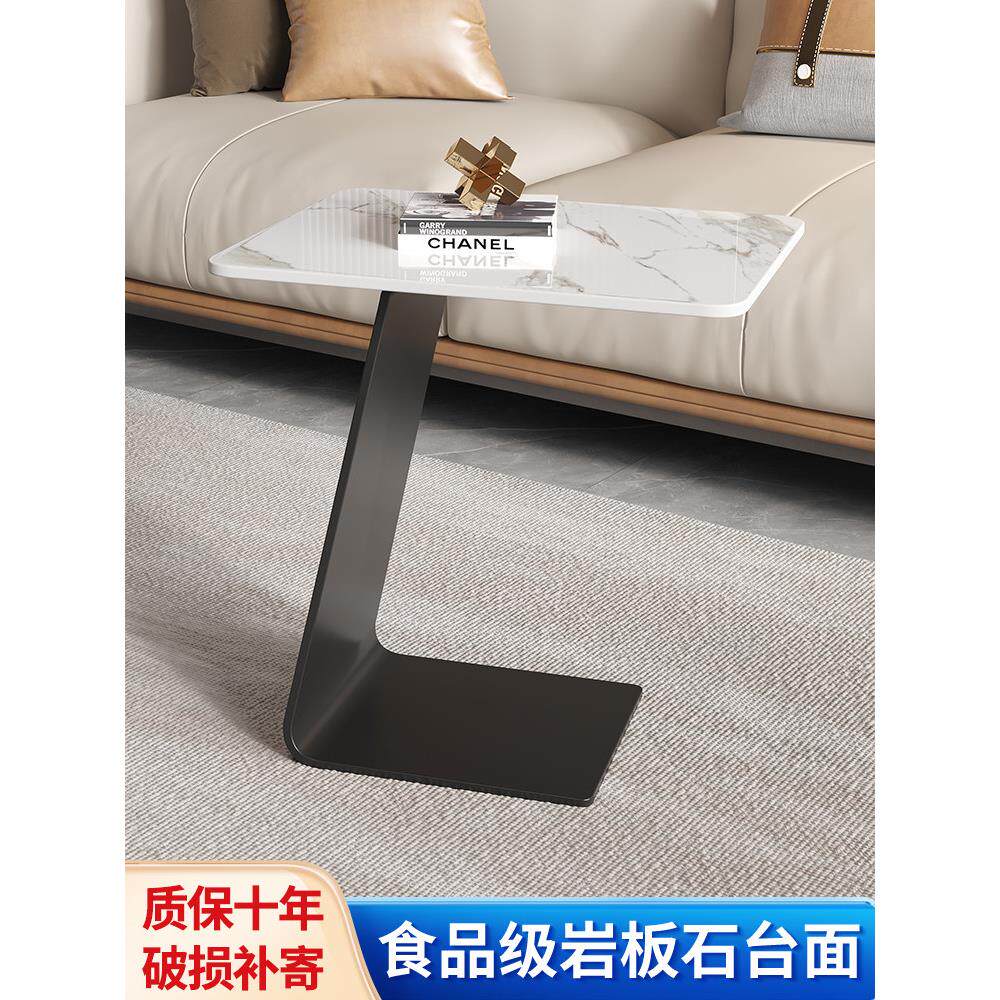 欧式钢化玻璃咖啡桌,客厅沙发,方形边桌,可及的豪华现代简约阳