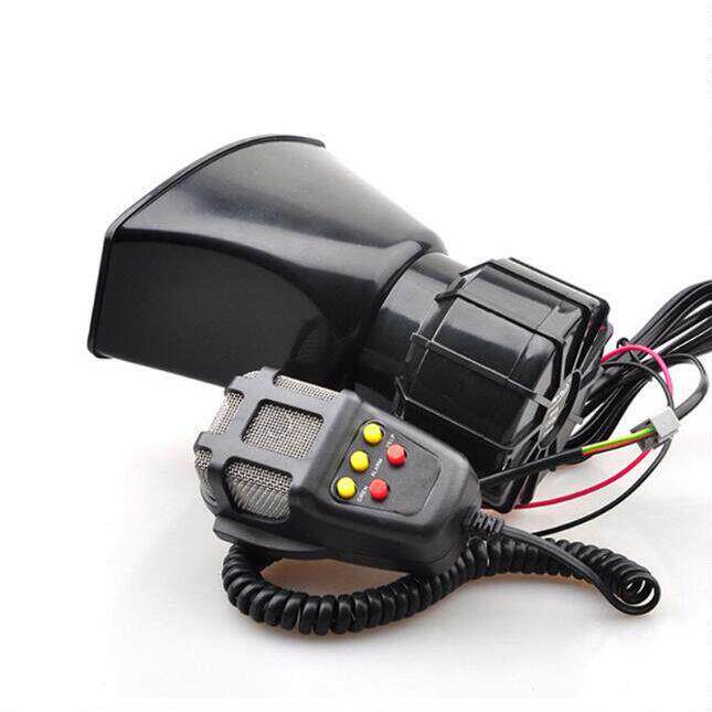 汽车12V24V改装7音喊话器车载喇叭机车5音可接警报器一套价