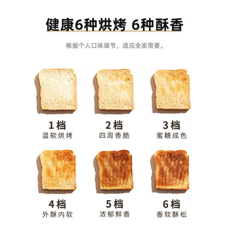 英国摩飞烤面包机家用多士炉多功能全自动早餐烤吐司4片烘烤加热