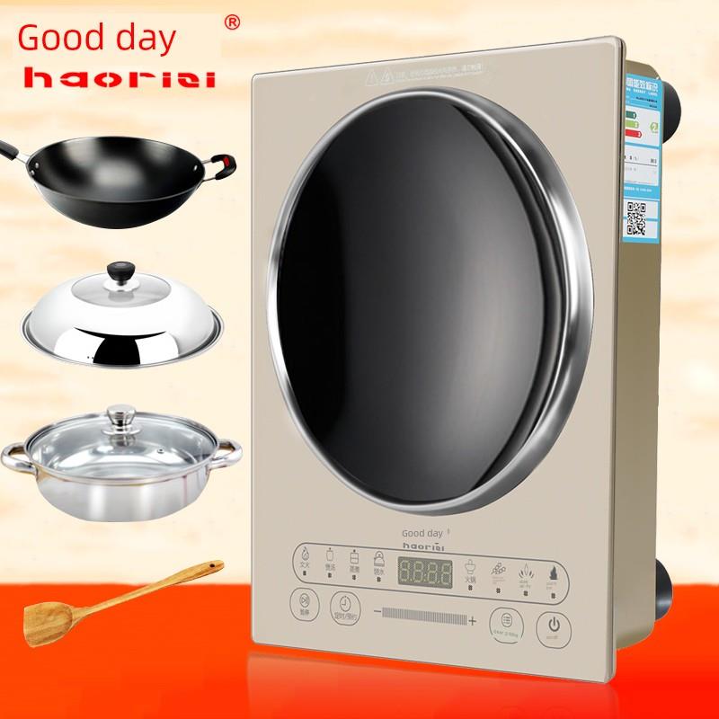 好日子3500w大功率智能家用凹面电磁炉嵌入式凹形爆炒电磁灶特价