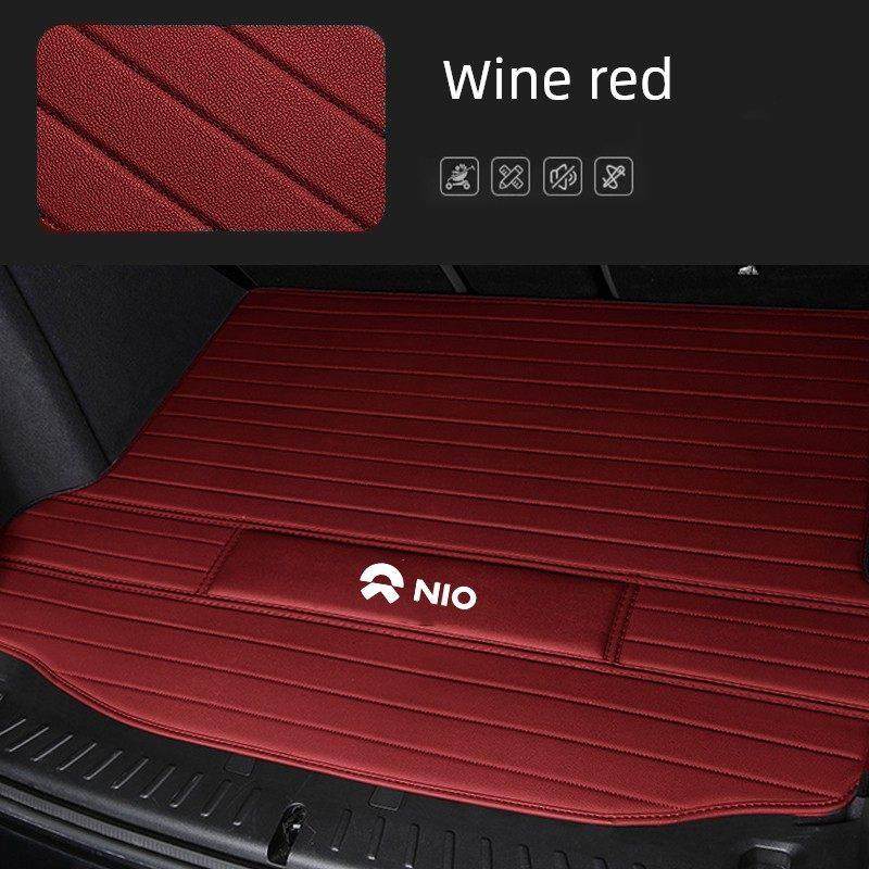 蔚来ET5 ET5t ES6 ES7 ES8 EC6 EC7 ET7 ET9后备箱垫真皮汽车尾箱